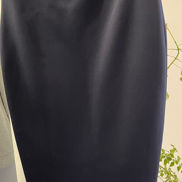 Cap sleeve dress- Navy Blue - Picture 5 of 7